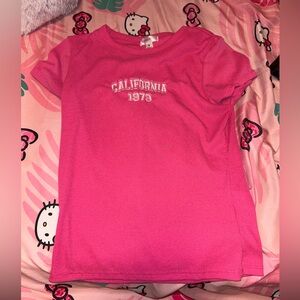 Hot pink California 1979 t shirt. Size medium in women’s
